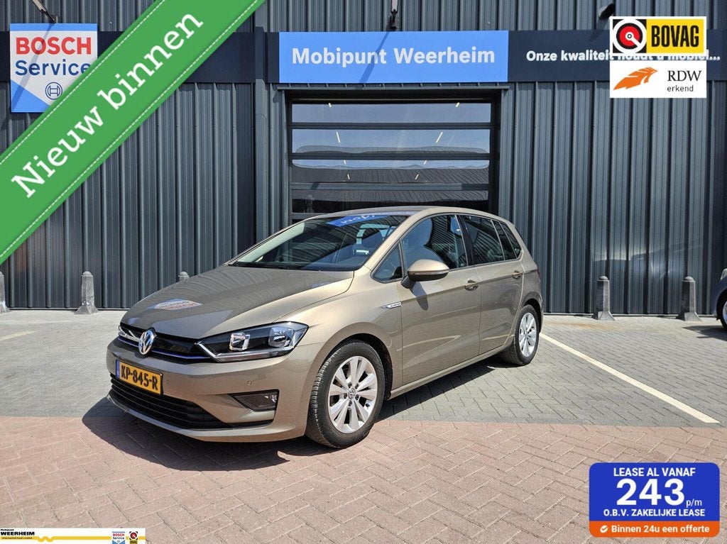 Volkswagen Golf Sportsvan 1.0 TSI Comf-line Automaat | NAVI, Auto's, Volkswagen, Bedrijf, Te koop, Golf Sportsvan, ABS, Achteruitrijcamera