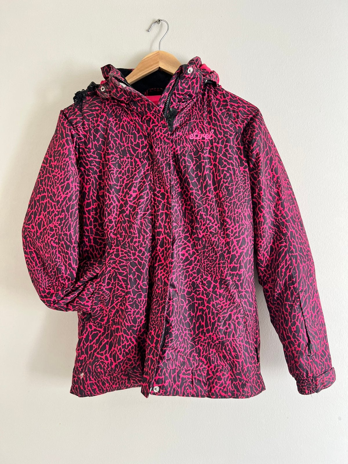 Winterjas Etirel wintersport, Ophalen of Verzenden, Zo goed als nieuw, Roze, Maat 34 (XS) of kleiner