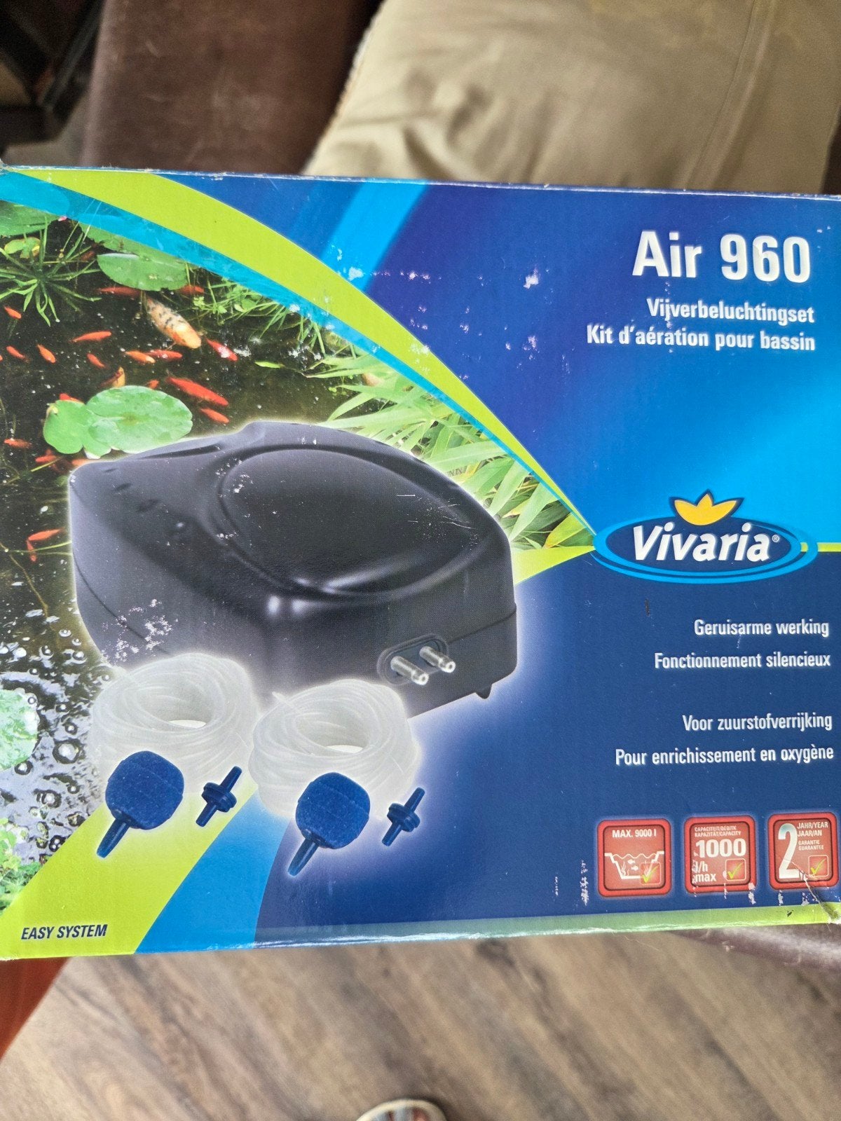 Vivaria Air 960 Vijverbeluchtingset - Geruisarm en Efficiënt, Ophalen of Verzenden
