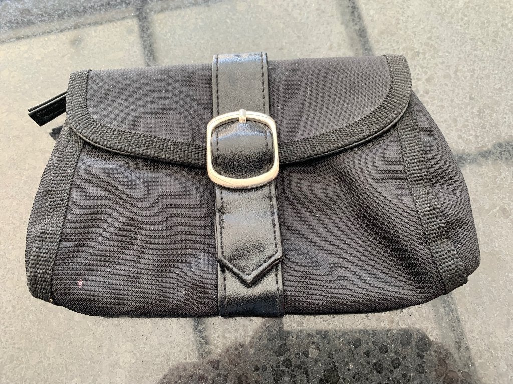 Zwart make-up tasje, Ophalen of Verzenden, Gebruikt, Zwart, Dame