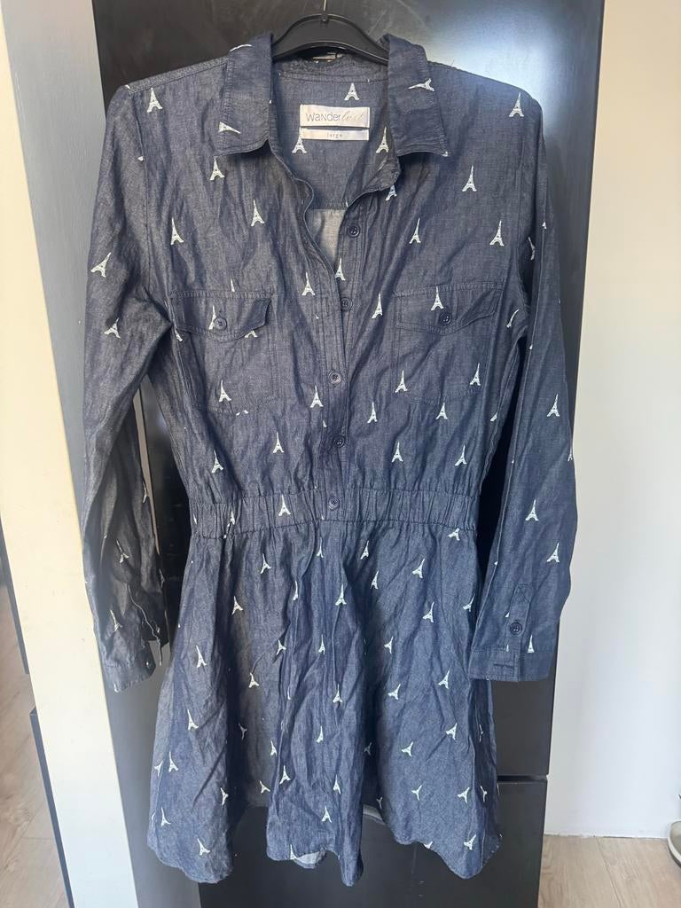 Nieuw Wanderlust Amsterdam Jurkje Maat L, Kleding | Dames, Jurken, Blauw, Maat 42/44 (L), Ophalen of Verzenden, Zo goed als nieuw