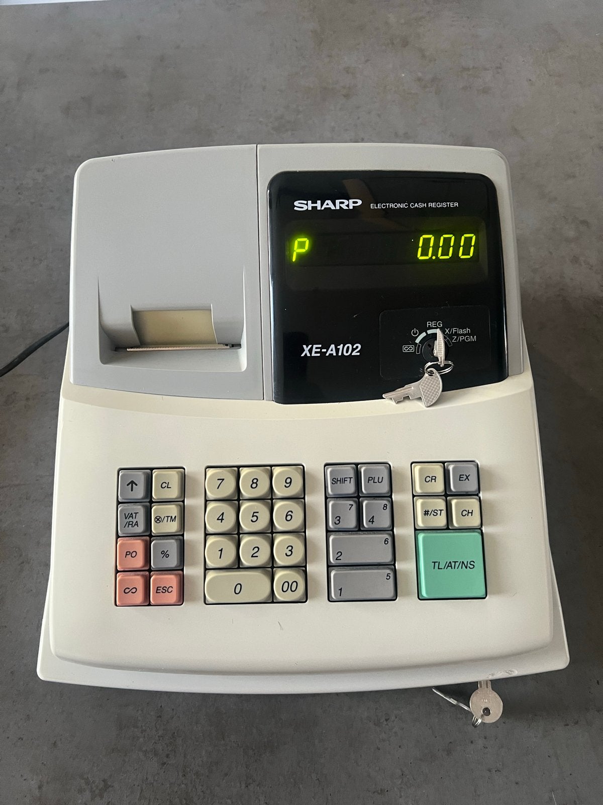 Sharp XE-A102 Elektronische Kassa (lees beschrijving), Ophalen of Verzenden