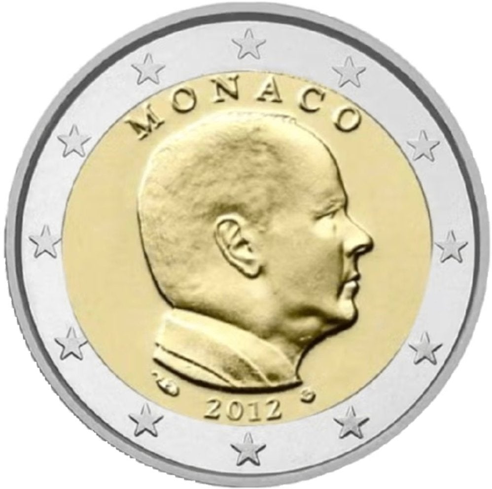 Euromunten, Ophalen of Verzenden, Monaco, 2 euro, Losse munt