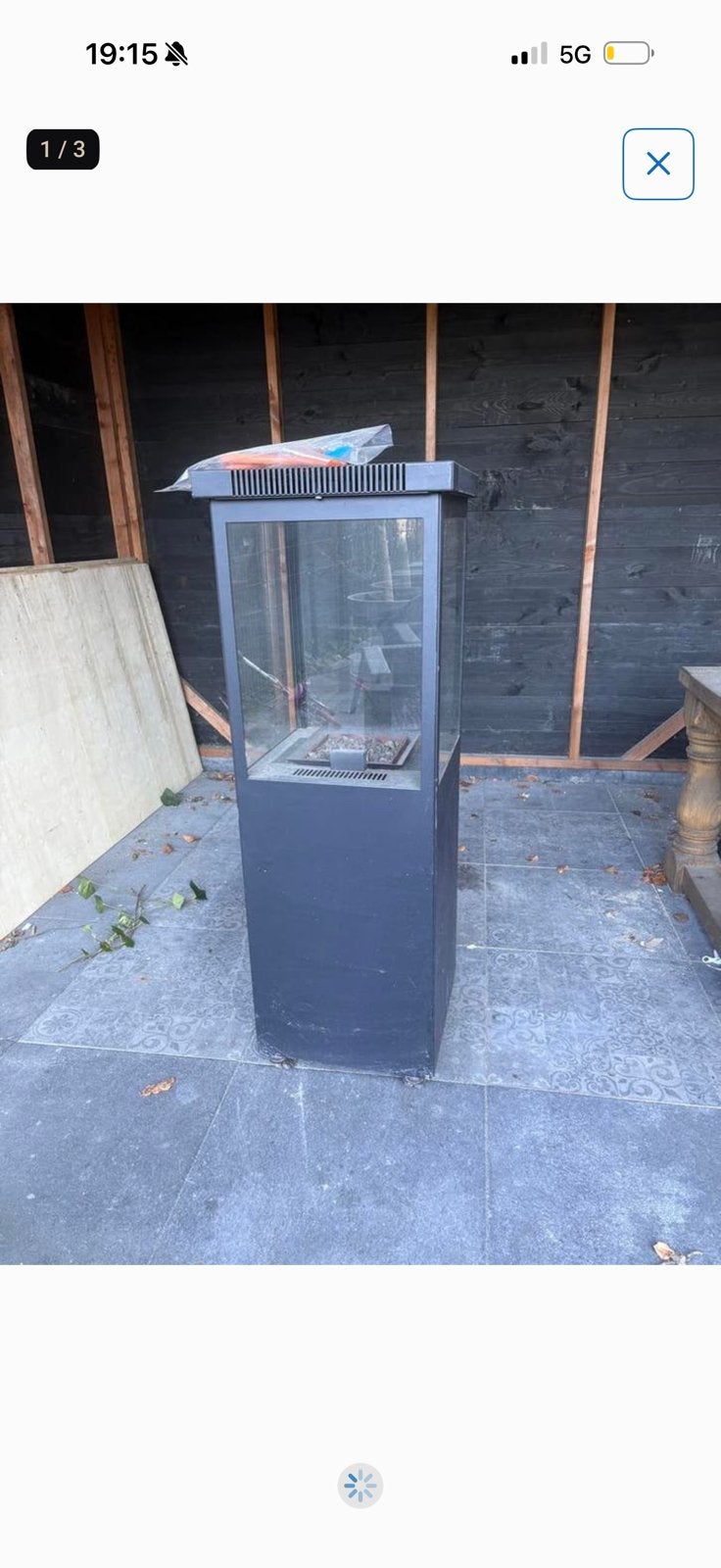 Sunwood Marino Terrashaard (Antraciet) – Zeer nette staat, Tuin en Terras, Ophalen, Zo goed als nieuw