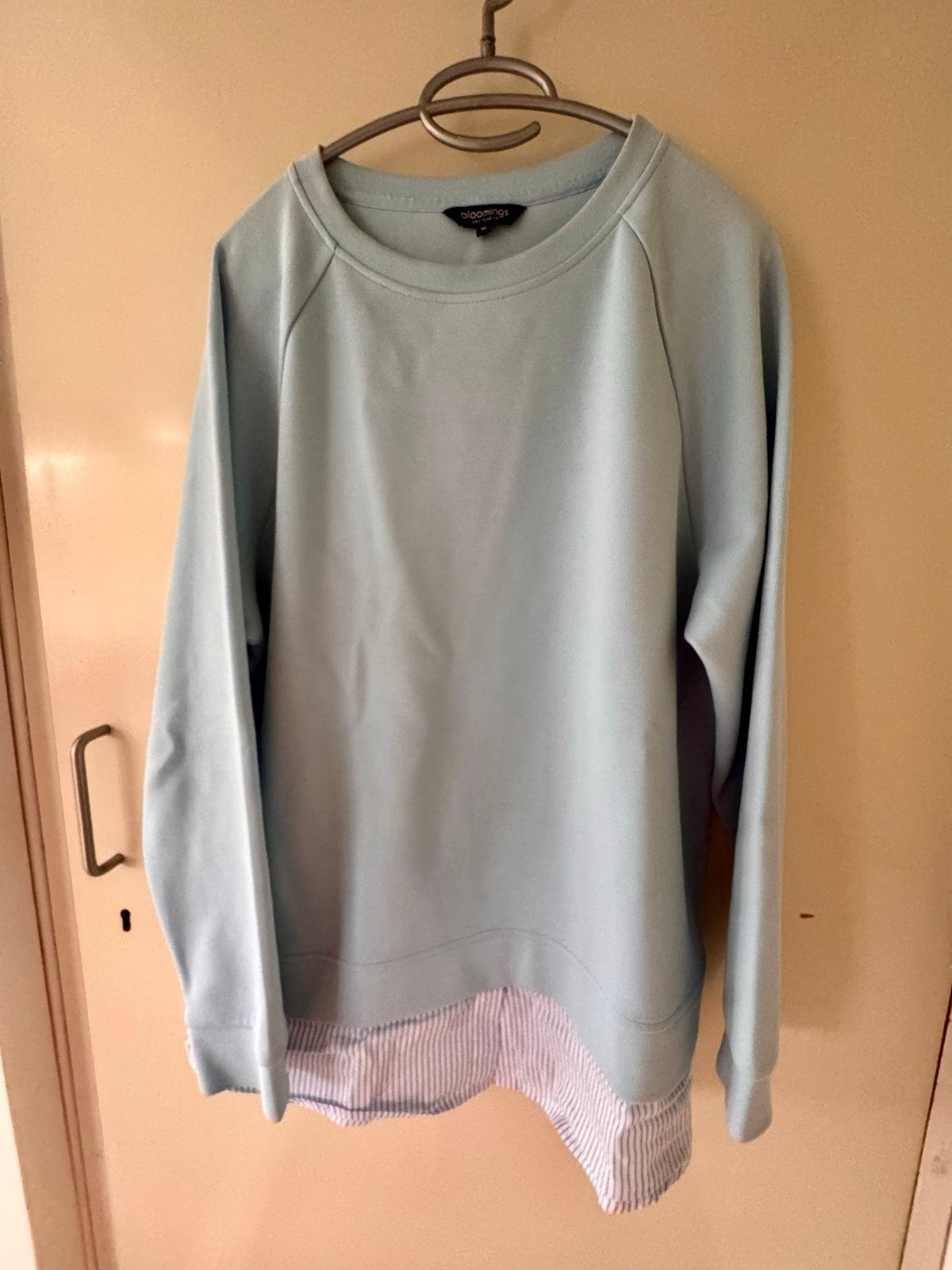 Bloomings Amsterdam shirt met overhemd strook XL lichtblauw, Blauw, Maat 46/48 (XL) of groter, Ophalen of Verzenden, Lange mouw
