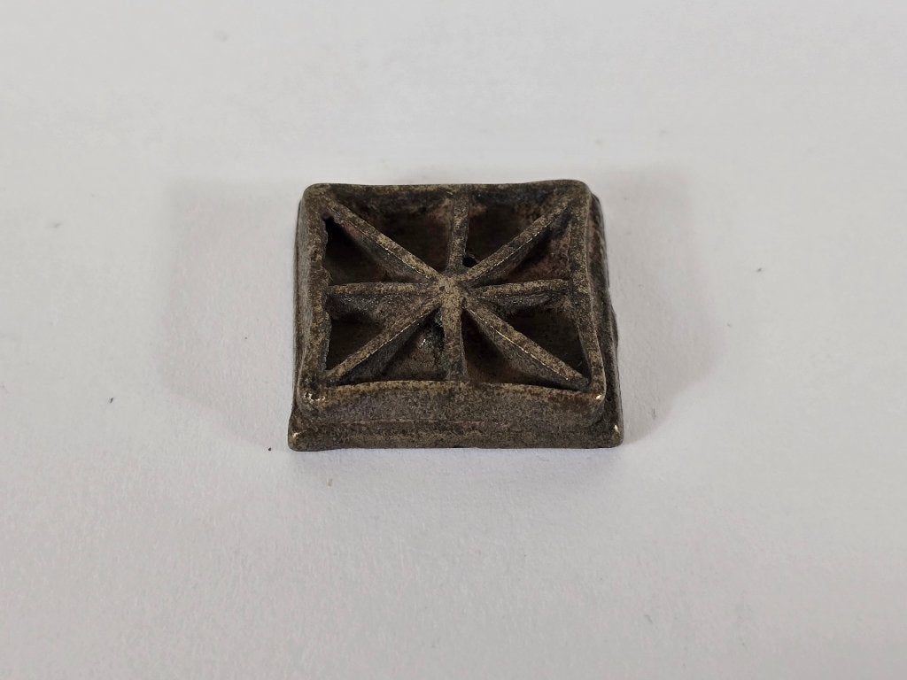 Goudgewicht #8, messing of brons, Akan, Ghana, 18e 19e eeuw, Ophalen of Verzenden