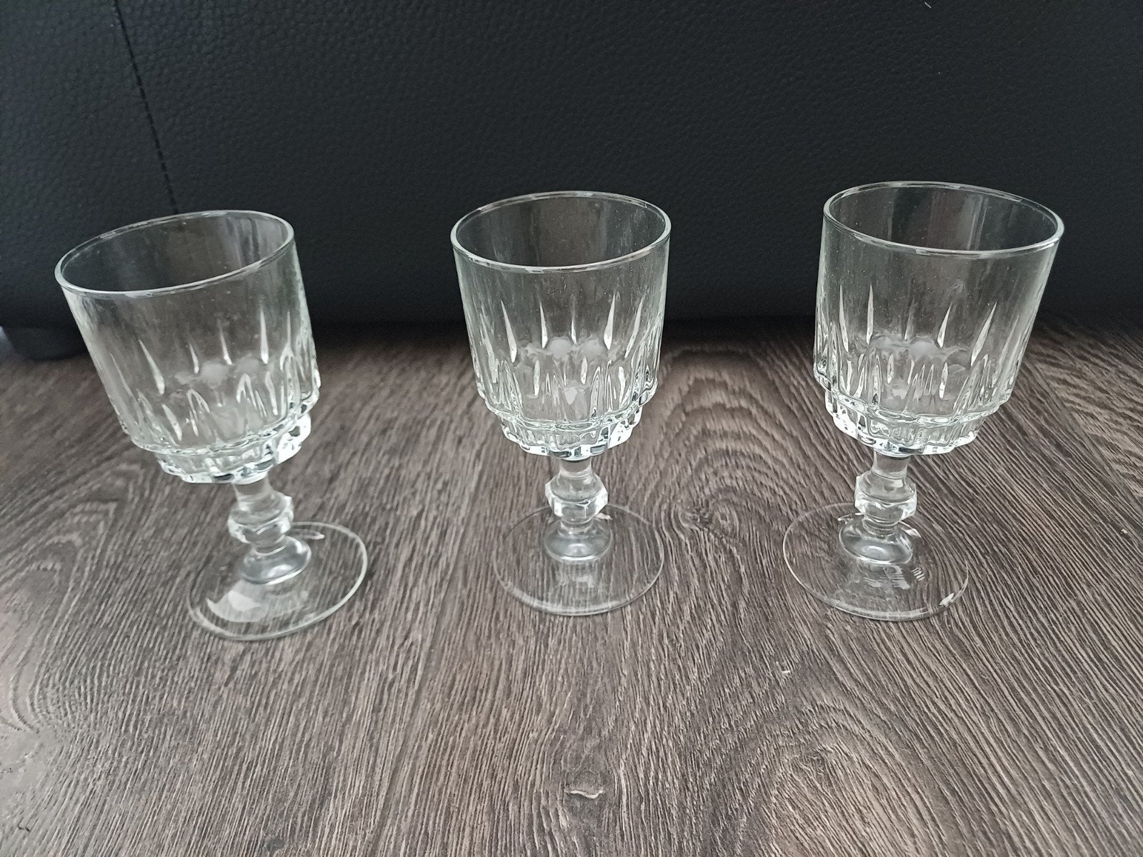 Set van 3 vintage kristallen borrelglaasjes, Antiek en Kunst, Ophalen of Verzenden