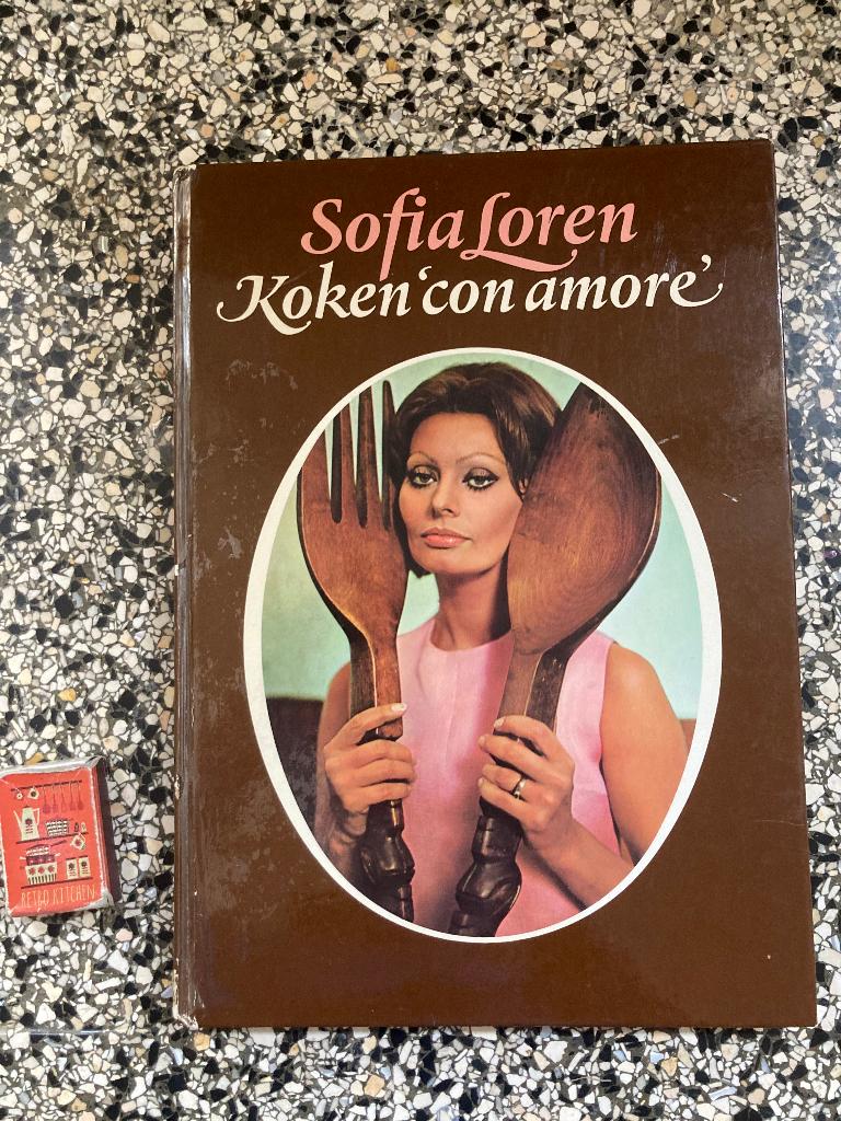 Koken con amore Sofia Loren kookboek oorspronkelijke uitgave, Gezond koken, Italië, Gelezen, Tapas, Hapjes en Dim Sum