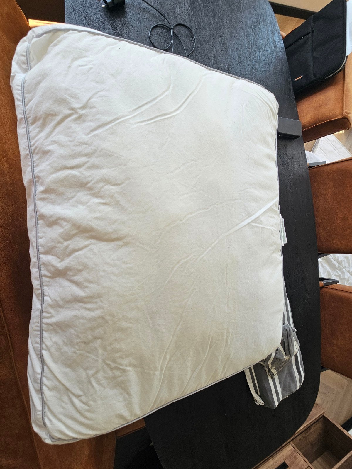 Wit dekbed met vulling, 240x200 cm, Kinderen en Baby's, Kinderkamer | Beddengoed, Ophalen, Gebruikt, Overige merken, Wit