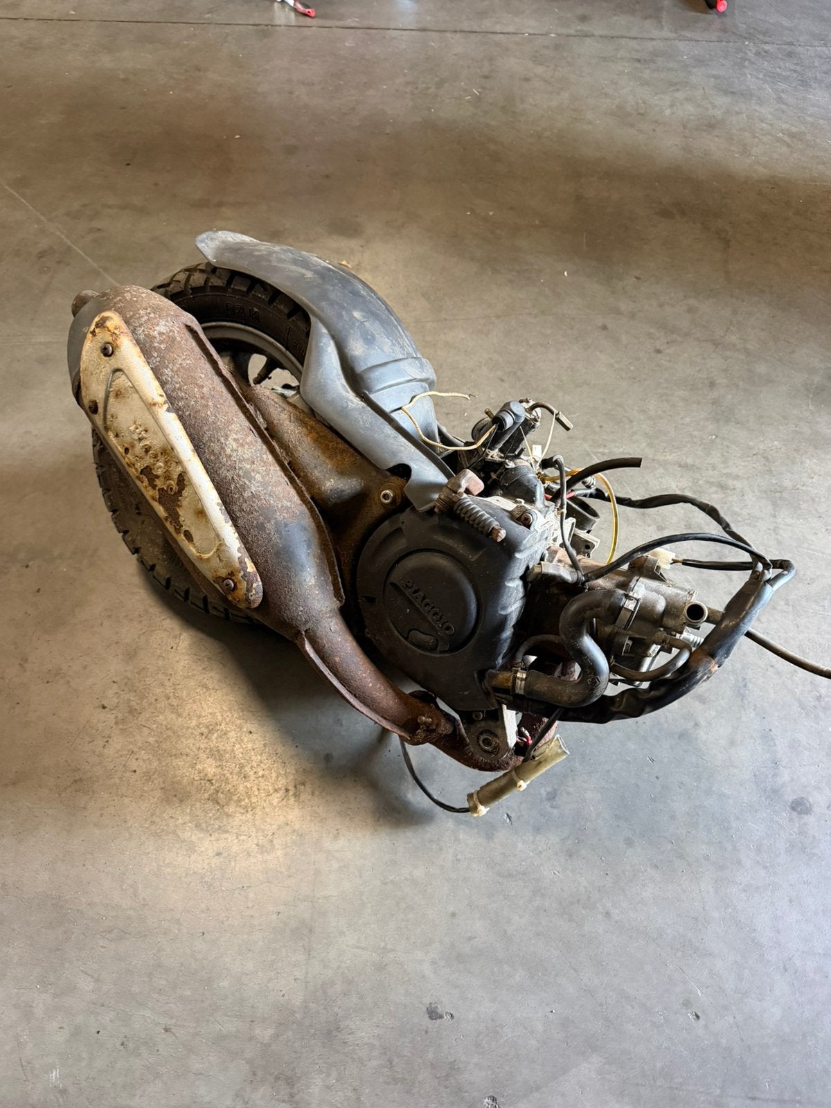 Piaggio Hexagon 125cc motor blok compleet, Ophalen