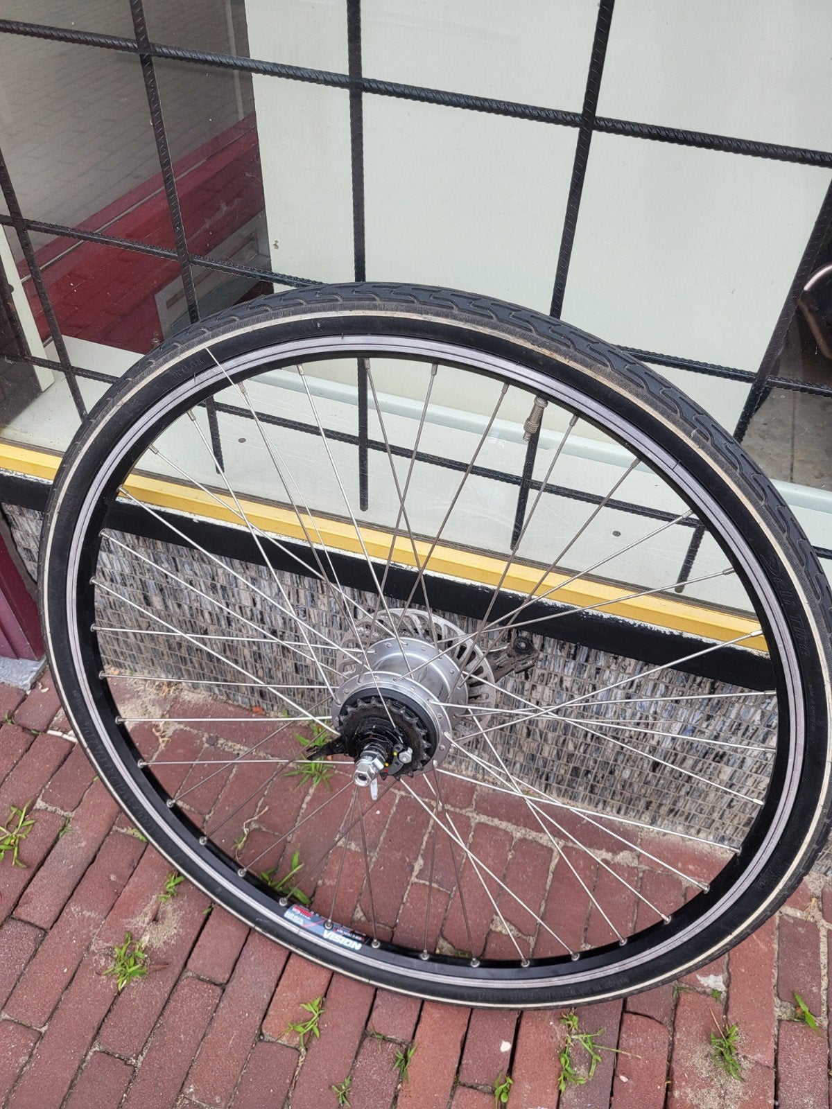 Shimano Nexus 8 speed achterwiel Rollerbrake zeer goede staa, Fietsen en Brommers, Wiel, Gebruikt, Shimano, Ophalen of Verzenden