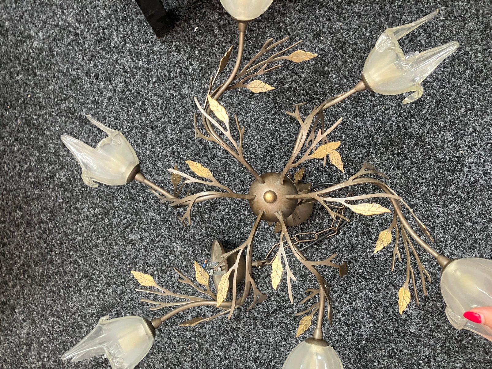 Hang lamp, Ophalen, Gebruikt