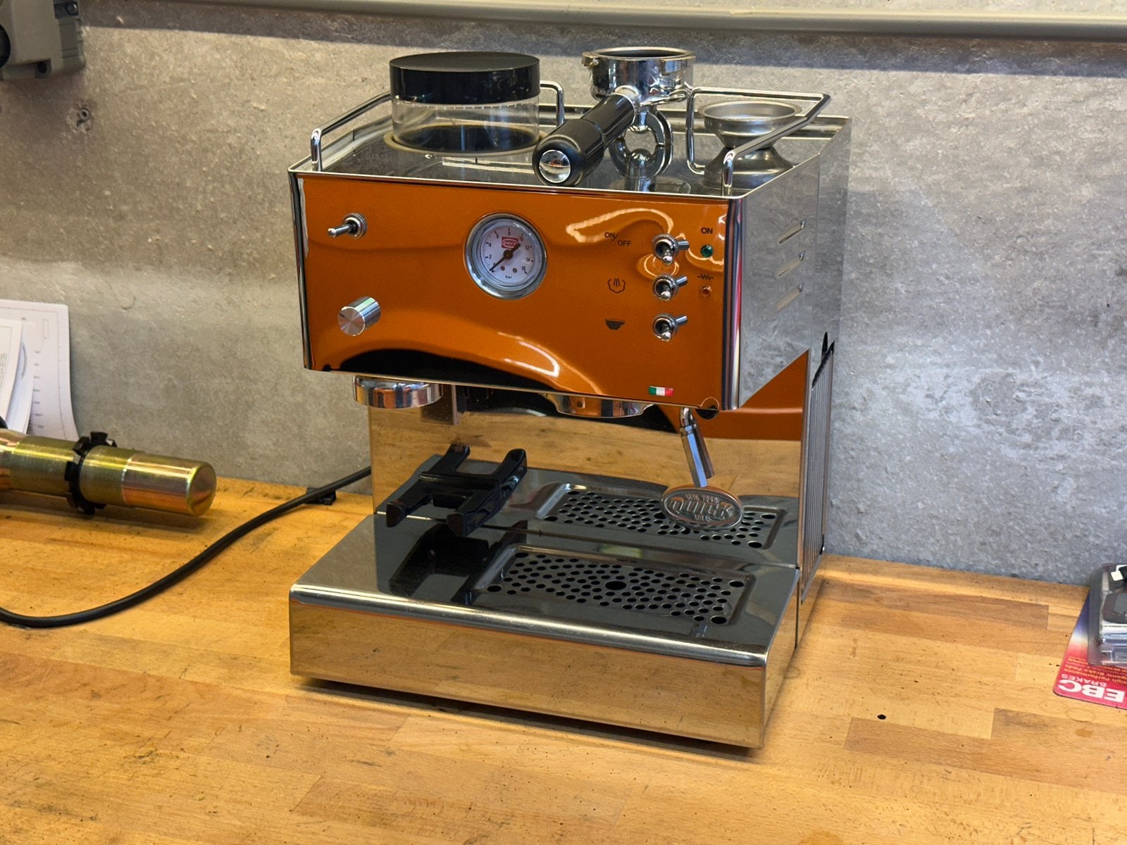 Quickmill 3035 Espressomachine topstaat compleet gereviseerd, Witgoed en Apparatuur, Koffiezetapparaten, Ophalen, Espresso apparaat