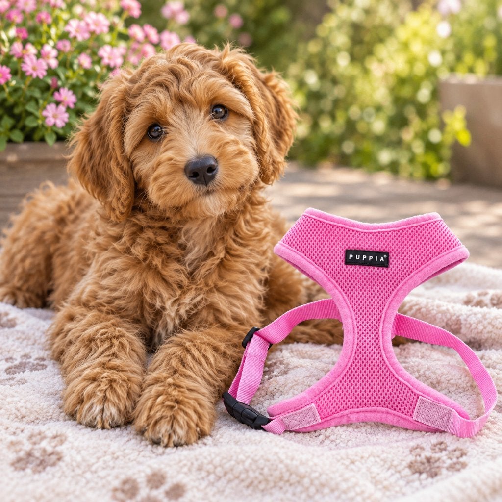 Puppia hondenharnas M roze, Dieren en Toebehoren, Overige merken, Ophalen of Verzenden, Zo goed als nieuw, Hondentuig