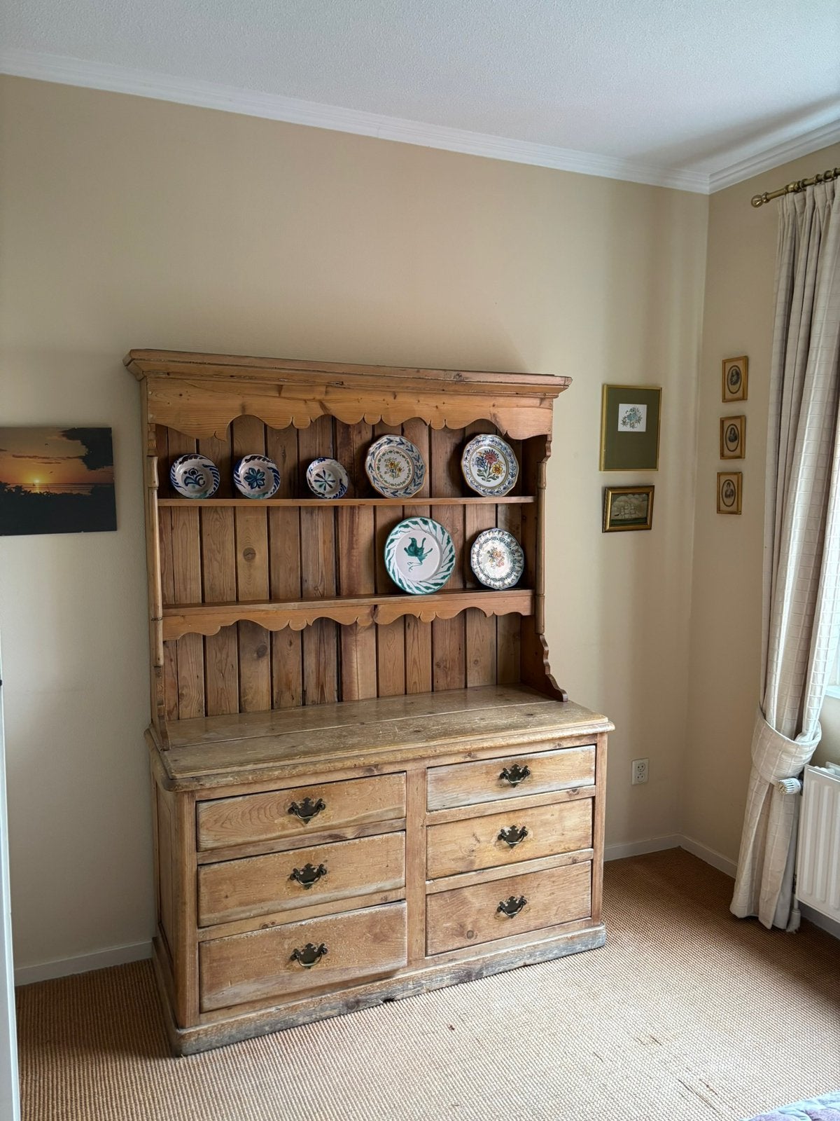 Brocante grenen kast, Ophalen of Verzenden