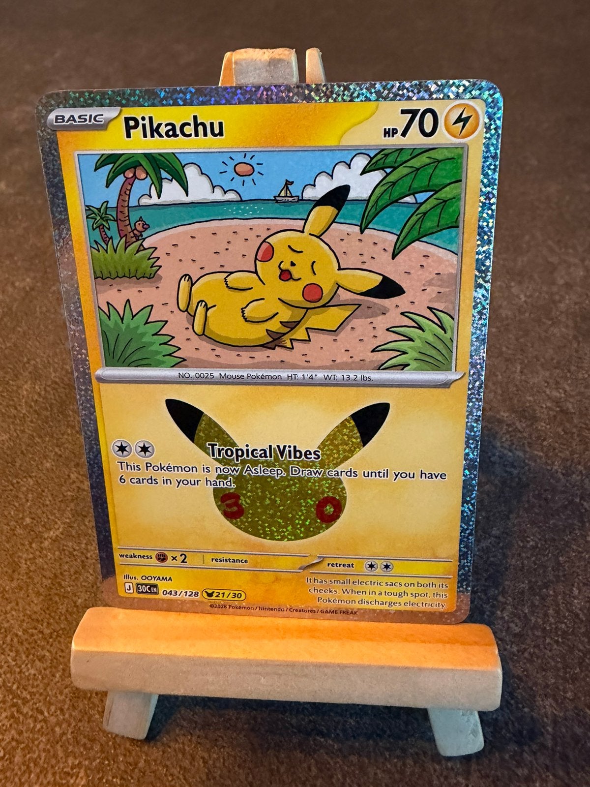 Pikachu 43 (21/30) Pokémon Celebration 30th, Ophalen of Verzenden, Zo goed als nieuw