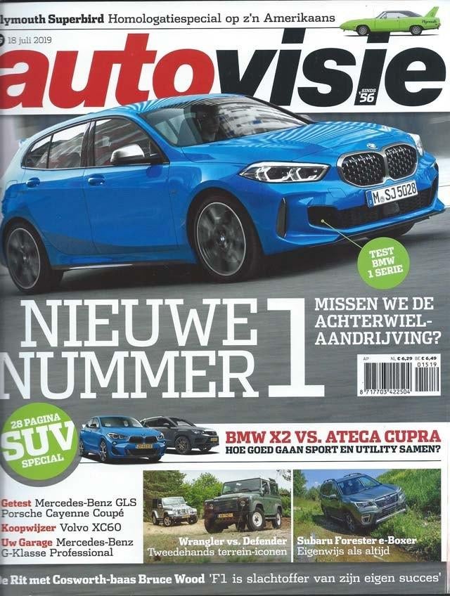Autovisie 15 2019 : Jeep Wrangler - LandRover Defender - BMW, Ophalen of Verzenden, Gelezen, Algemeen