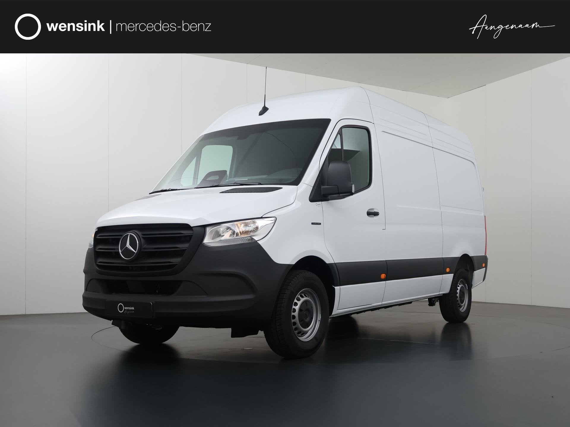 Mercedes-Benz eSprinter 314 L2 H2 PRO | 56 kWh | 100% elektr, Auto's, Zwart, 2000 kg, Wit, Mercedes-Benz