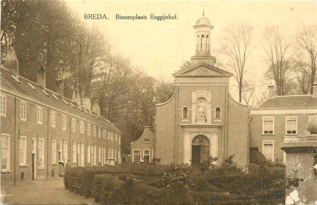 388-475-035 Breda Binnenplaats Begijnhof, Verzenden, Voor 1920, Noord-Brabant