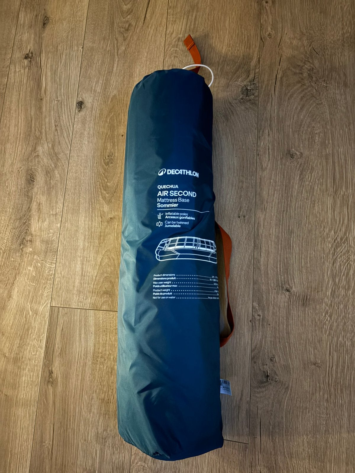 1 Veldbed Air Second Mattress Base, Ophalen, Nieuw, 1-persoons