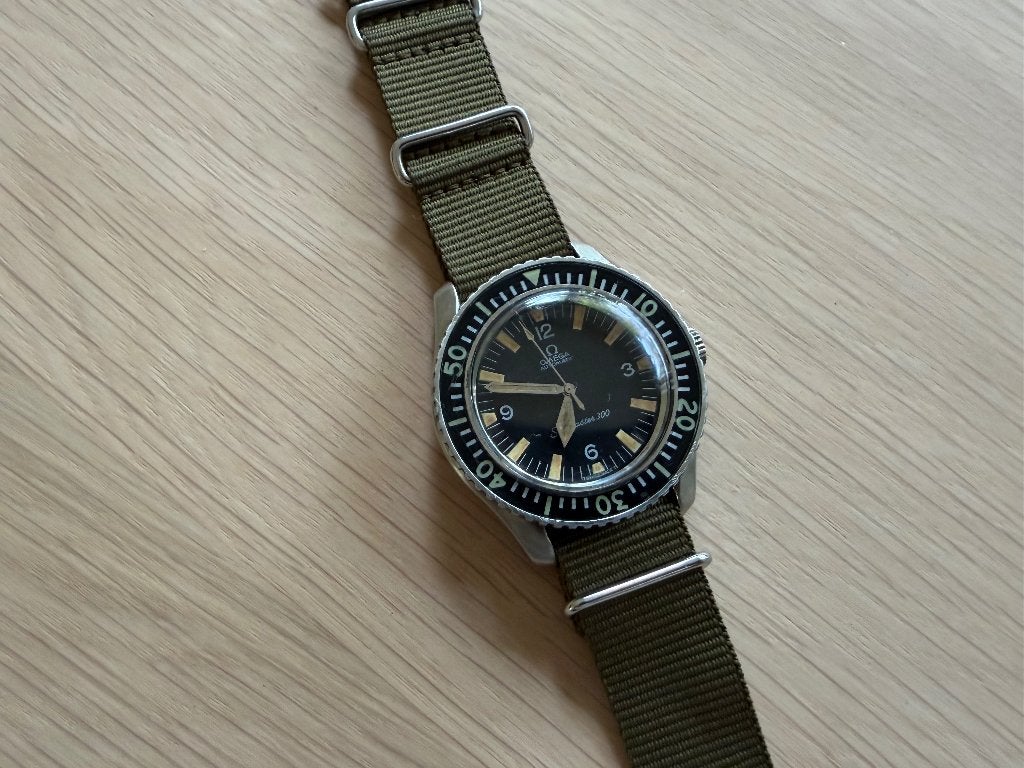 Omega Seamaster 300. Type 165.024, Staal, Met bandje, Polshorloge, Omega