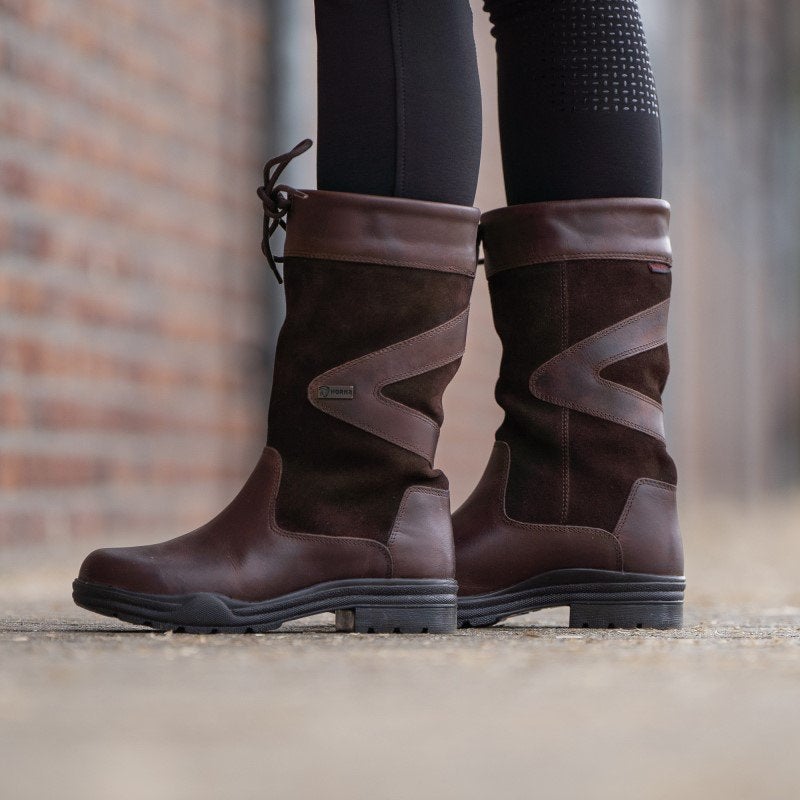 Horka Greenwich Gevoerde Leren Outdoorlaarzen Bruin 36-46, Werkschoenendeal, Marktplaats@werkschoenendeal.nl, Dames, Gevoerd