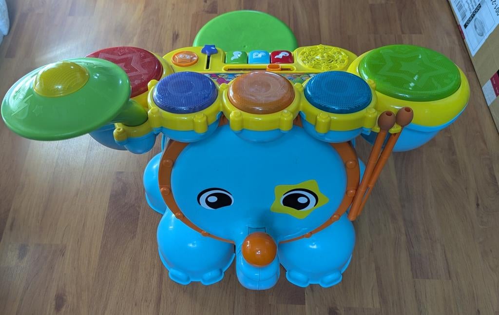 VTech Roch & Leer drumstel, Ophalen of Verzenden, 6 maanden tot 2 jaar