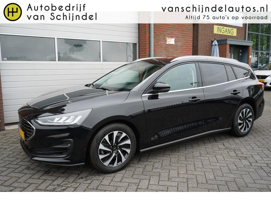 Ford FOCUS Wagon 1.0 ECOBOOST 155PK HYBRID TITANIUM NOV 2022, Auto's, Ford, Stof, Gebruikt, Zwart, Origineel Nederlands