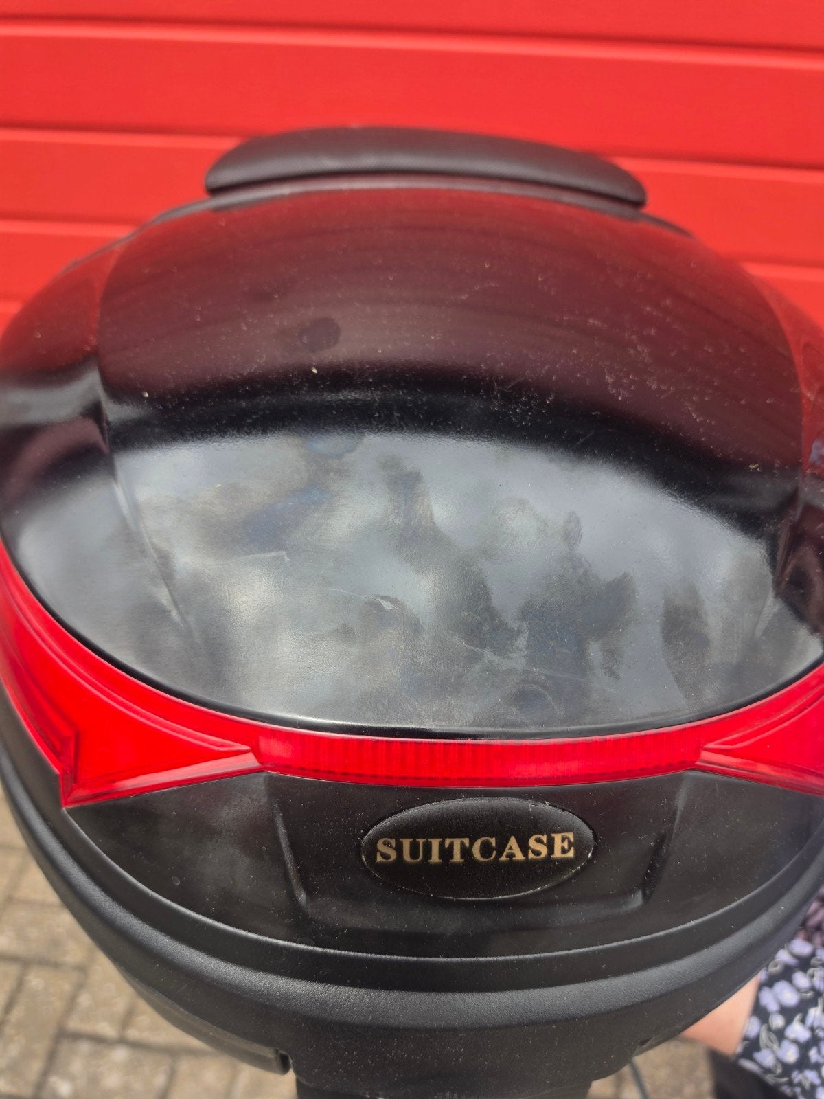 Scooter topkoffer - Zwart - Gebruikt, Ophalen of Verzenden, Zo goed als nieuw, Overige typen