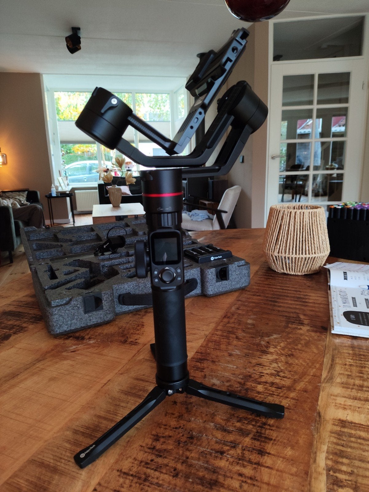 Feiyutech AK2000 gimbal stabiliser, Ophalen of Verzenden, Gebruikt, Overige typen, 3-assige stabilisatie