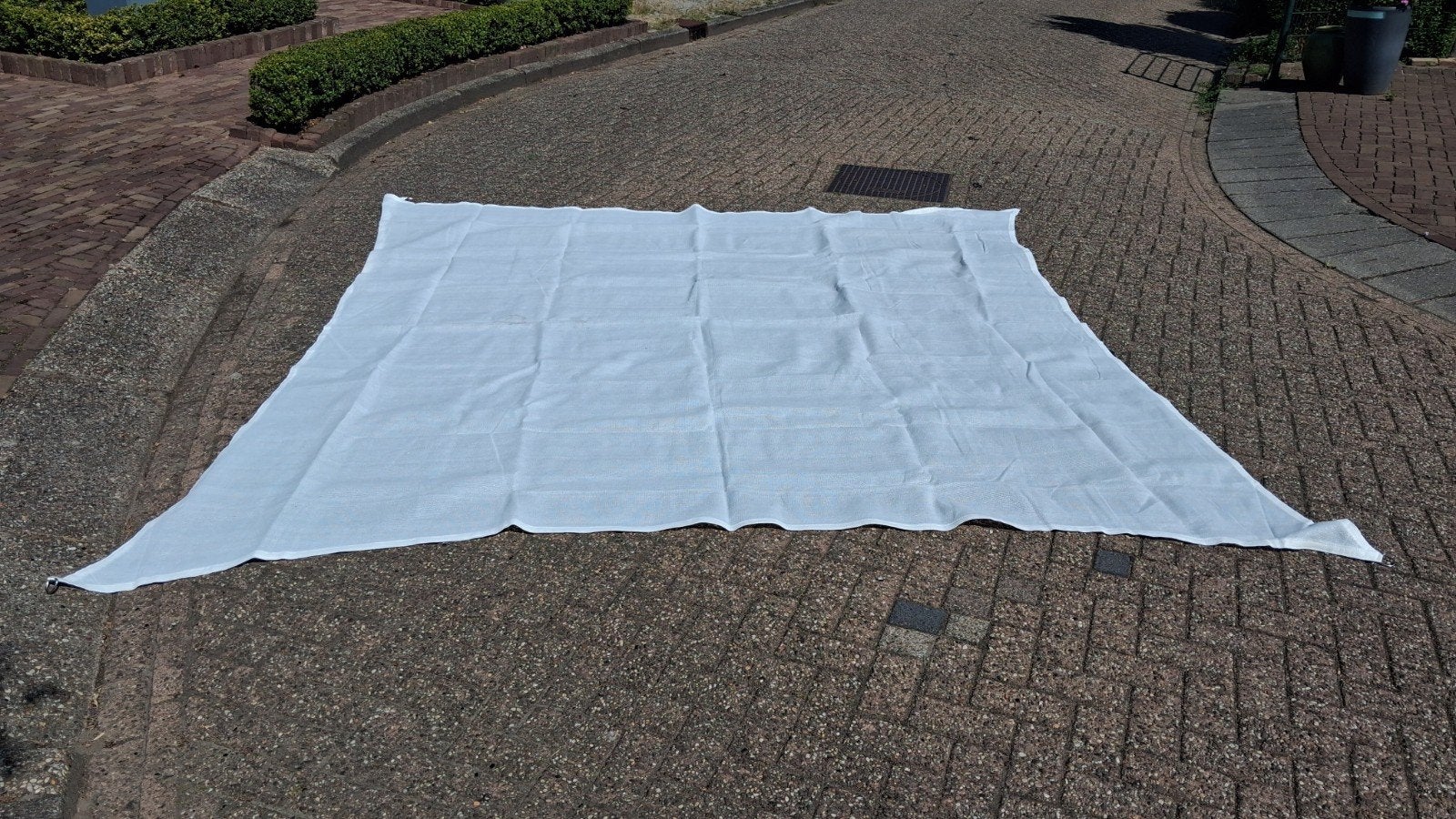 Schaduwdoek als nieuw 3x3, Ophalen of Verzenden, Zo goed als nieuw