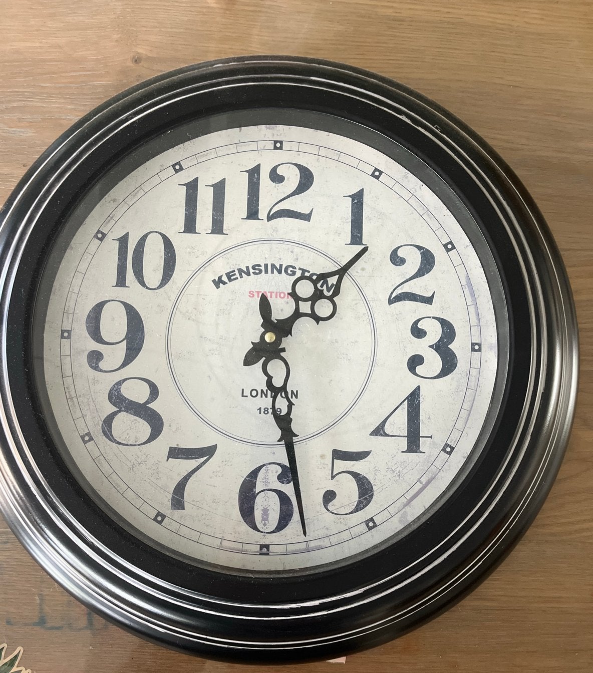 Wandklok, Huis en Inrichting, Ophalen, Zo goed als nieuw, Analoog, Wandklok