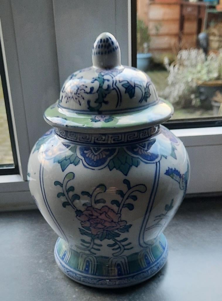 Grote gemberpot, Antiek en Kunst, Antiek | Vazen, Ophalen of Verzenden