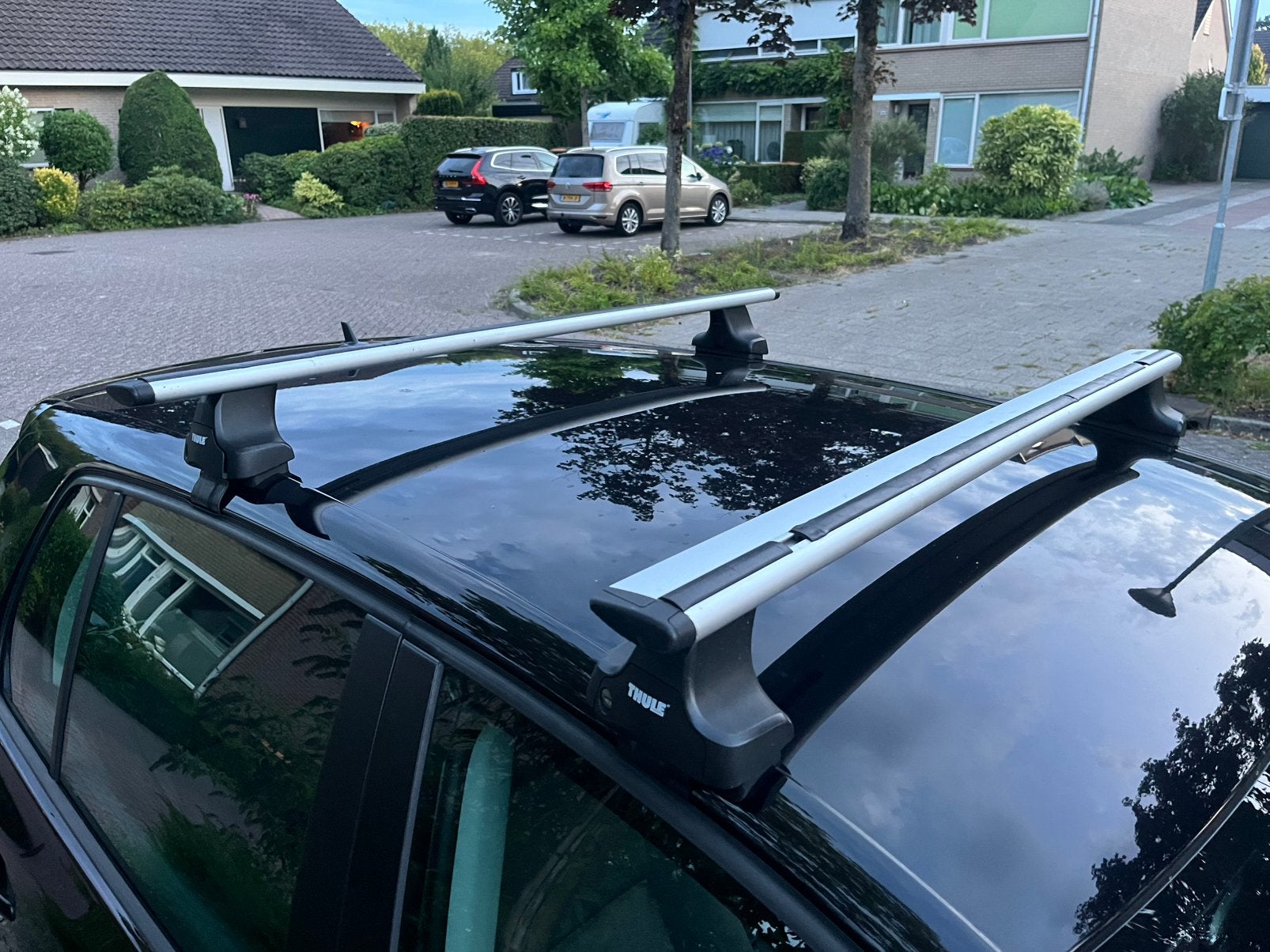 Thule Aeroline dakdrager Golf 5 1K0 en 6 5K0, Auto diversen, Dakdragers, Ophalen, Gebruikt