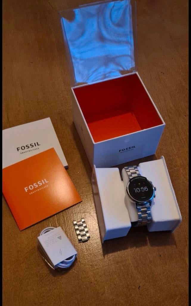 Fossil Smartwatch - Wear OS by Google - Z.G.A.N., Sieraden, Tassen en Uiterlijk, Smartwatches, Zwart, Fossil, Ophalen of Verzenden