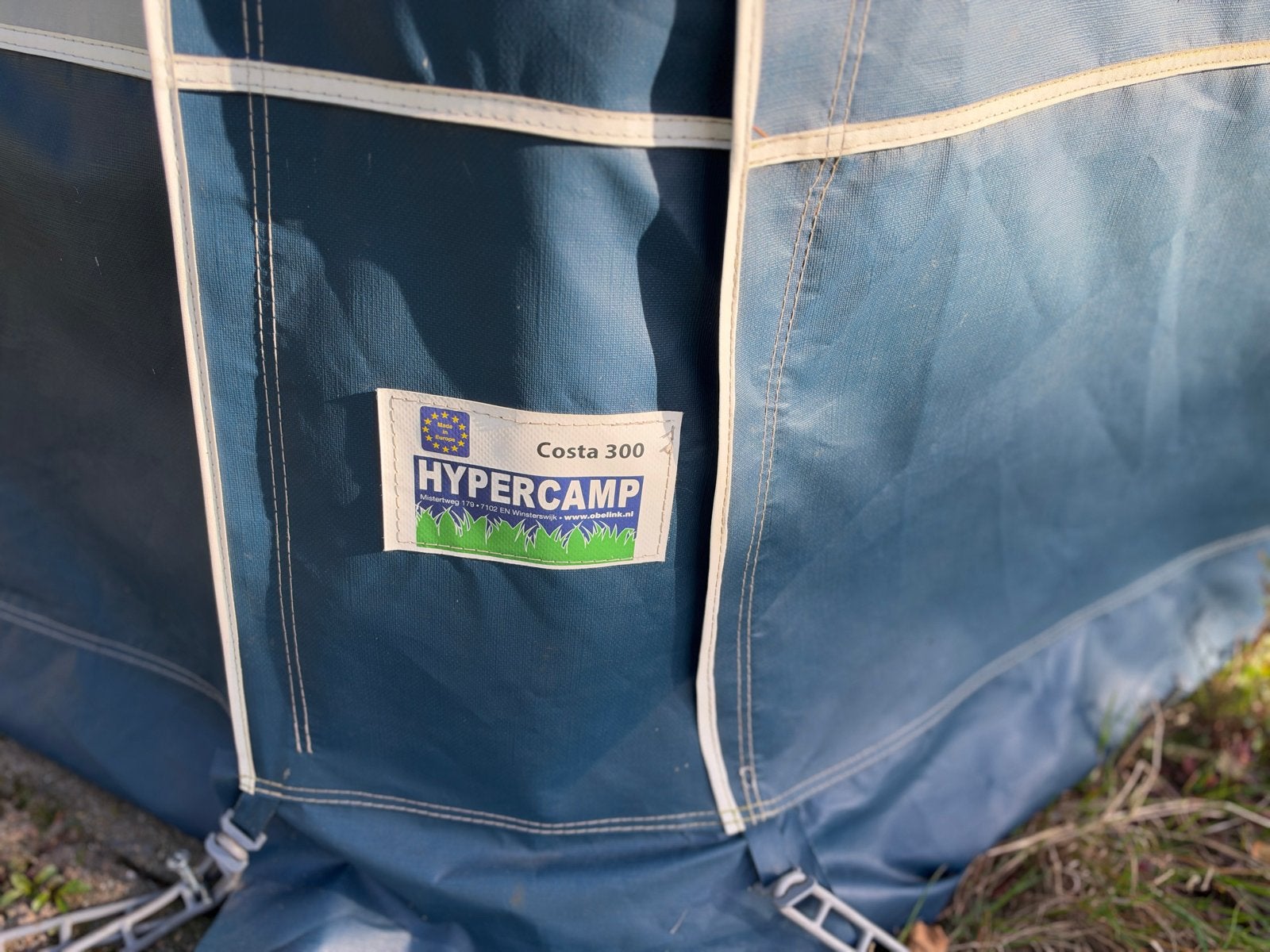 Ruime Hypercamp voortent 5.80 x 3 mtr, Caravans en Kamperen, Ophalen, Zo goed als nieuw, Overige merken