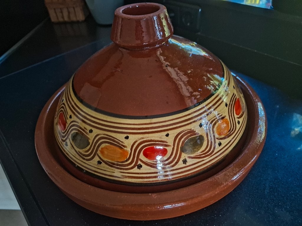 Tajine, Ophalen, Met deksel, Tajine, Zo goed als nieuw