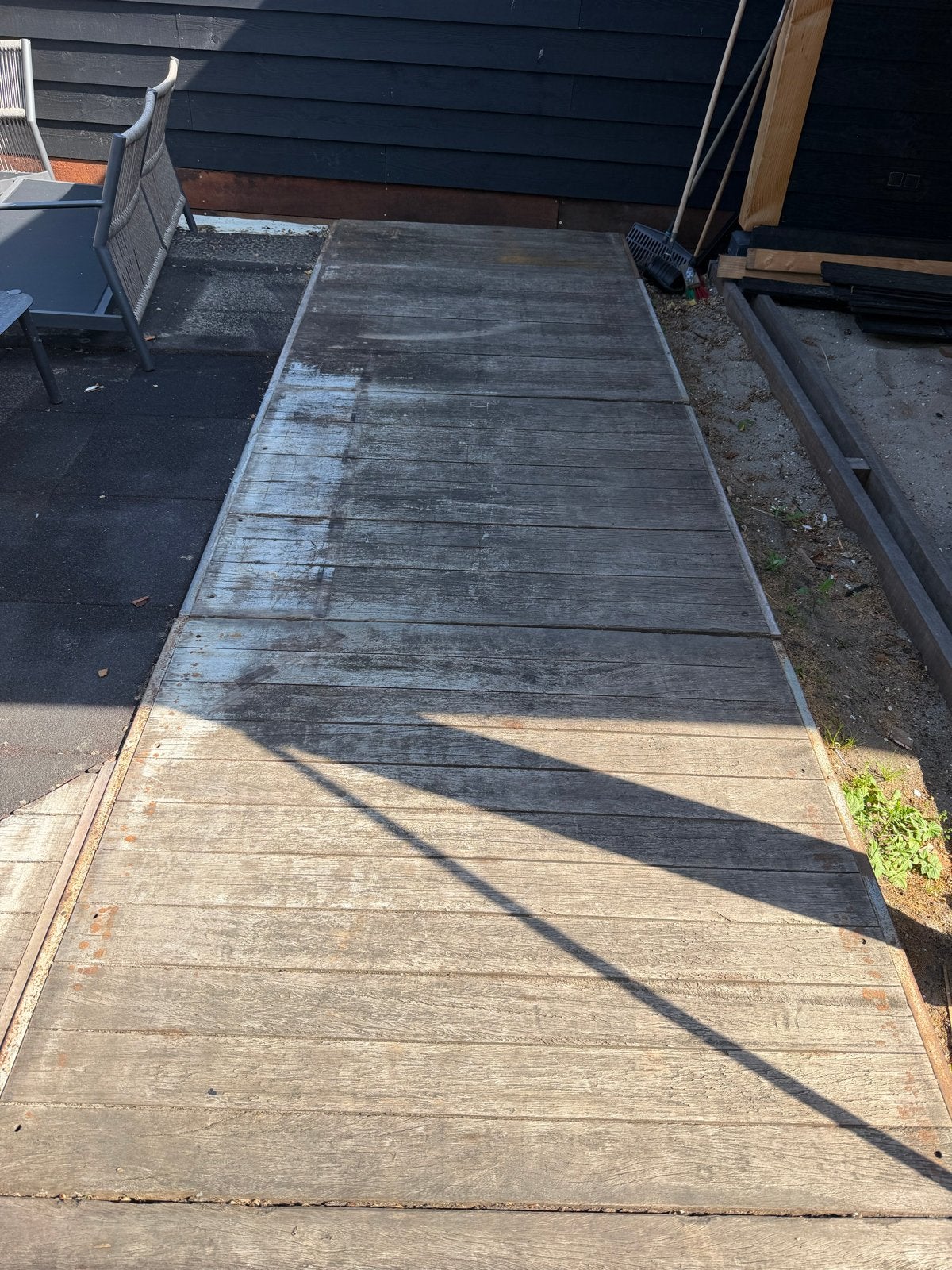 Steenschotten 3 stuks van 150x125 cm en een halve, Ophalen, Gebruikt, Overige typen, 5 tot 10 m²