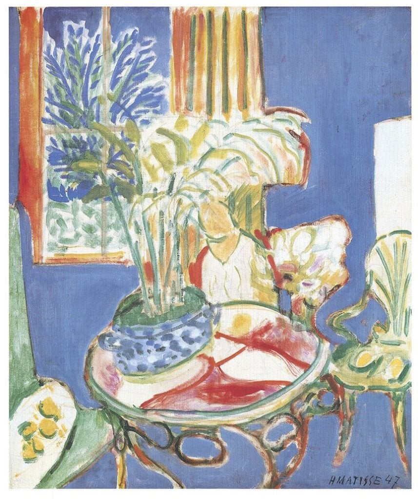 Henri Emile Benoît Matisse(1869) Kunstdruk"Petit Interieur"G, Ophalen of Verzenden, Overige onderwerpen, Offsetdruk