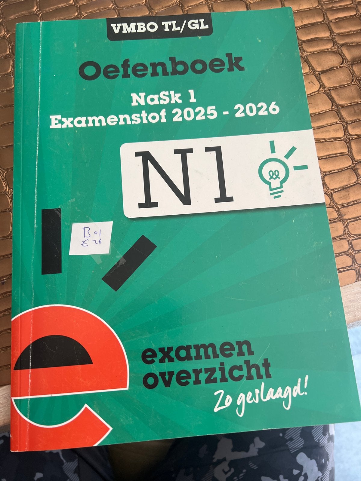 Oefenboek NaSk 1 Examenstof VMBO TL/GL 2025-2026, Boeken, Ophalen, Zo goed als nieuw, VMBO, Natuurkunde