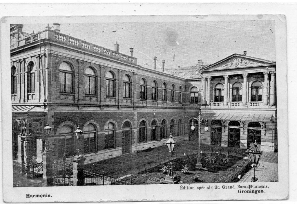 Groningen  Harmonie, Ophalen of Verzenden, 1920 tot 1940, Ongelopen, Groningen