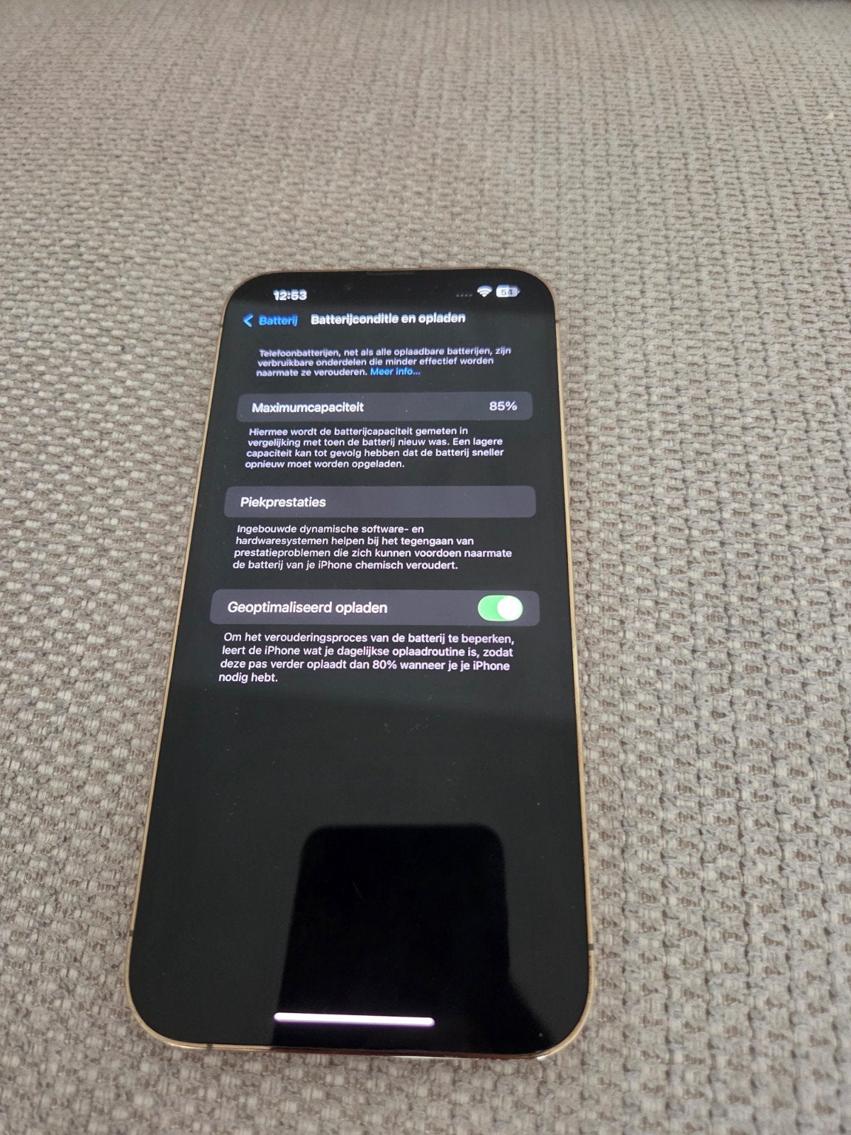 iphone 13 pro max met 85% maximumcapaciteit 256gb, Ophalen of Verzenden, 128 GB