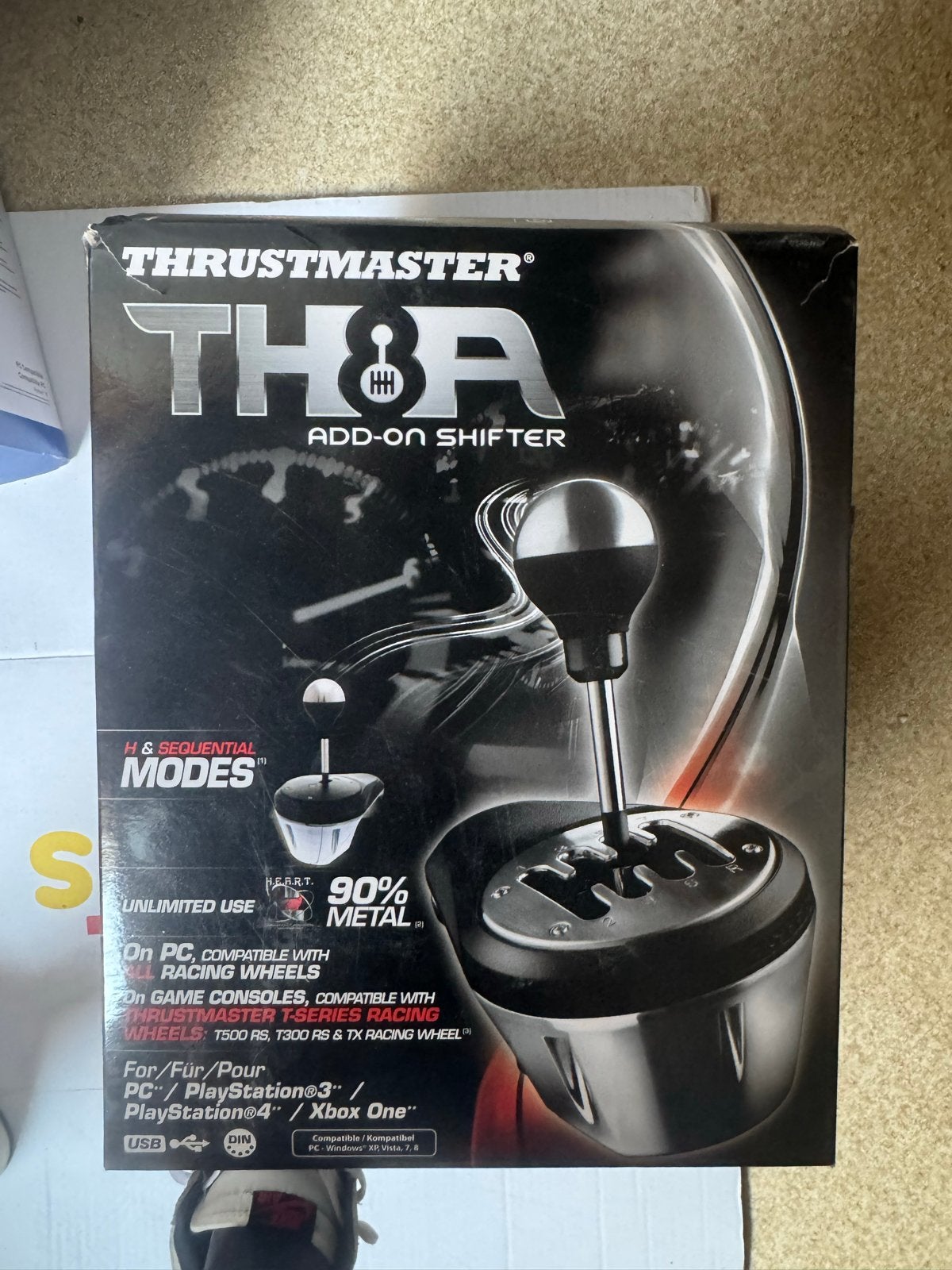 Thrustmaster T300RS GT Edition + TH8A Shifter + F1 Add-on, Spelcomputers en Games, Spelcomputers | Overige Accessoires, Racestuur