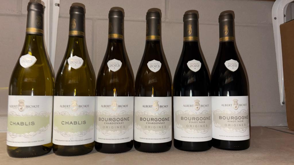 Albert Bichot Wijncollectie: Chablis, Chardonnay, Pinot Noir, Ophalen, Nieuw, Frankrijk, Witte wijn