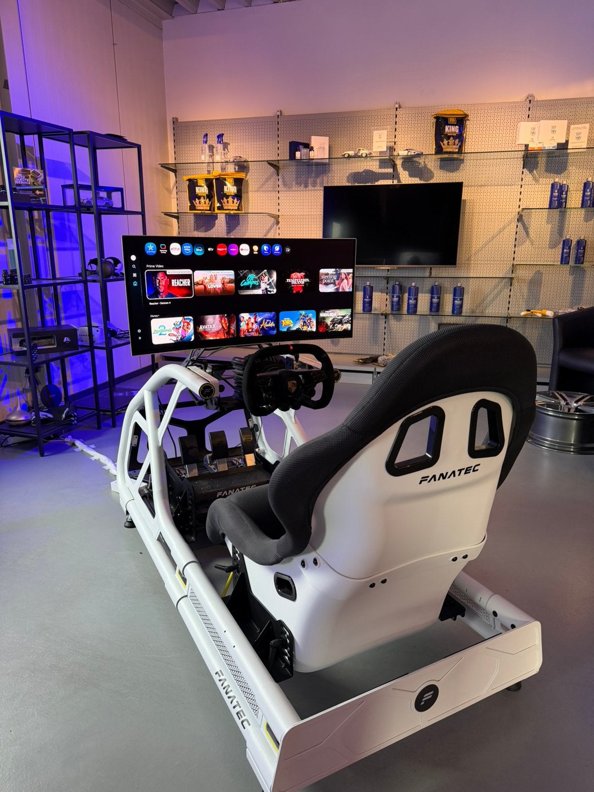 Fanatec Sim Racing Setup PS5/PC + Samsung G8 OLED, Spelcomputers en Games, Ophalen, Online, 1 speler, Racen en Vliegen