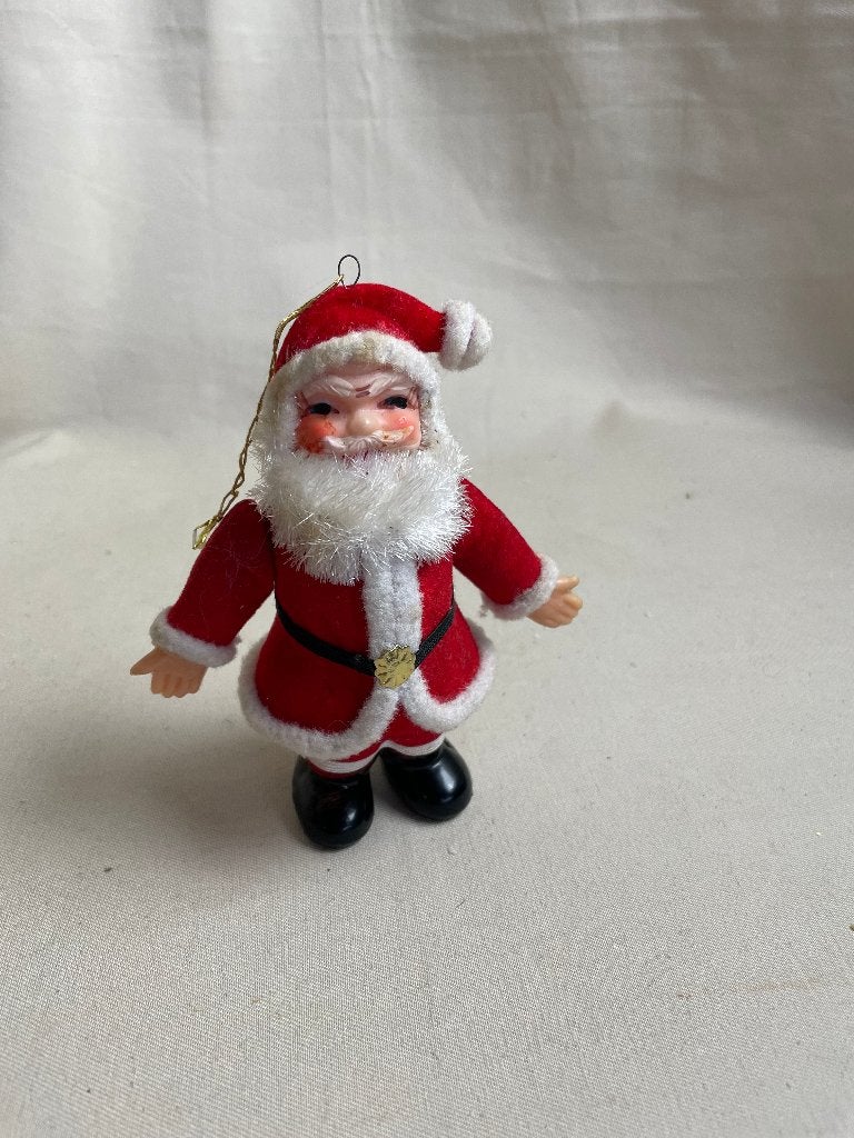 Vintage kleine kerstman Japan kerstdecoratie jaren 70, Ophalen of Verzenden, Gebruikt