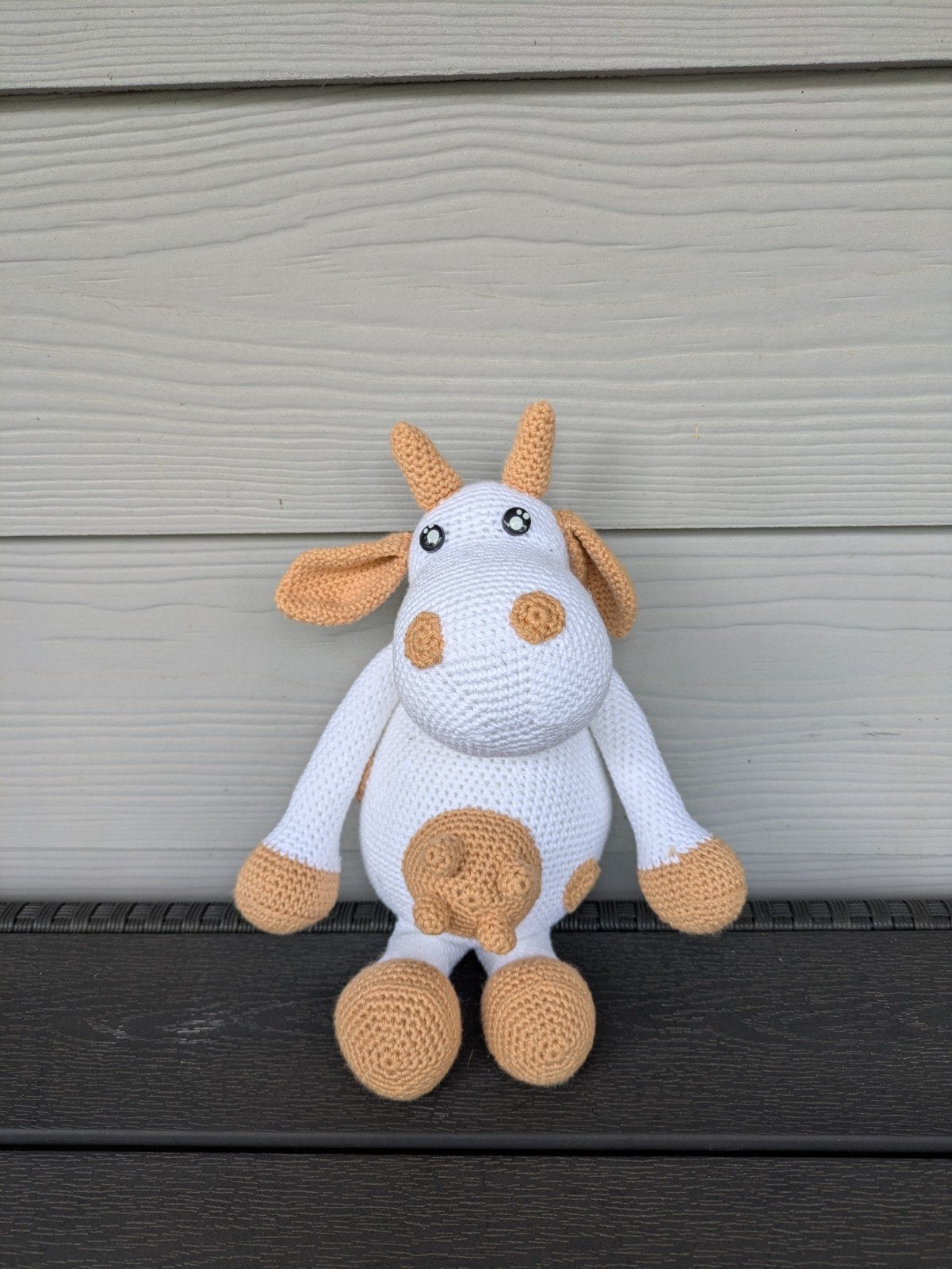 Nieuw gehaakte Knuffel koe, Ophalen of Verzenden, Nieuw, Koe