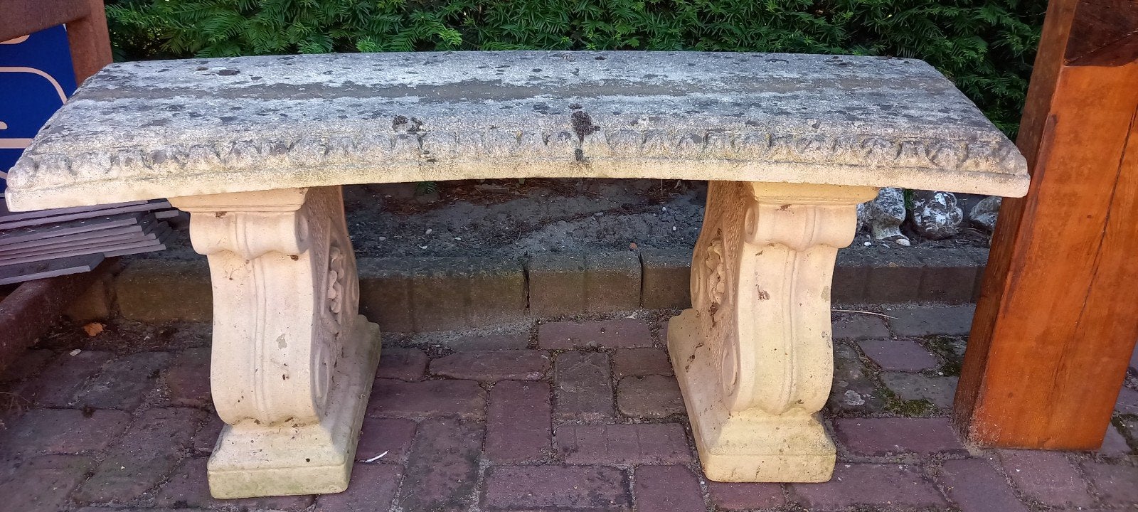 BETONNEN TUIN BANK, Ophalen, Gebruikt, Overige materialen