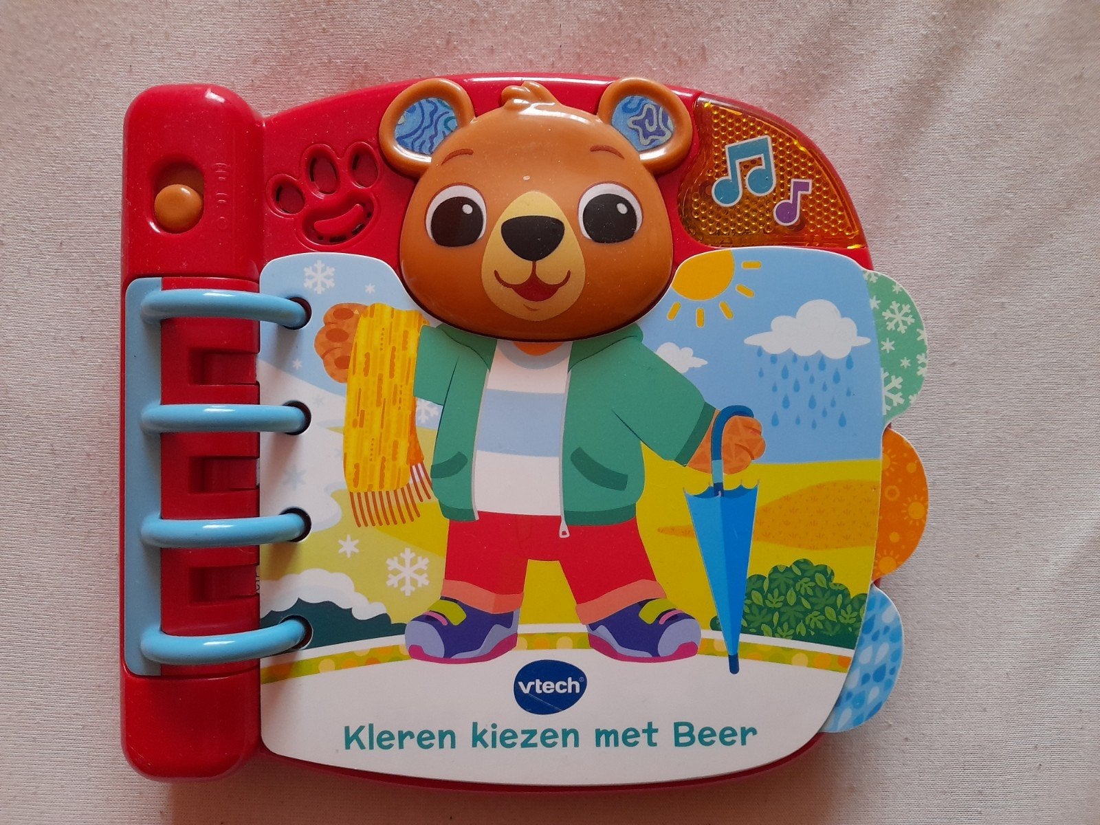 VTech Kleren Kiezen met Beer interactief boekje, Ophalen of Verzenden, Zo goed als nieuw