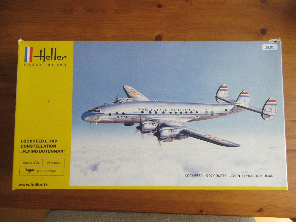 Lockheed L-749 Constellation "Flying Dutchman" (Heller 1/72), Hobby en Vrije tijd, Modelbouw | Vliegtuigen en Helikopters, 1:72 tot 1:144